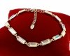 1326 Bransoletka elegancka Austrian Crystal złota cyrkonie 17+3 pozłacana 14k Xuping 